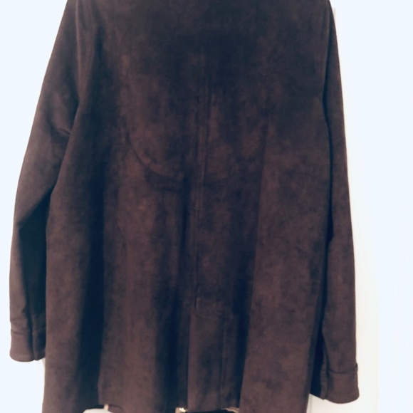 Ultra suede chocolate Jacket, XL - Picture 3 of 6